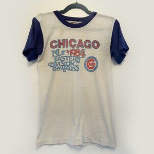 S/M Chicago Cubs World Series 1984 TShirt Unisex Vintage